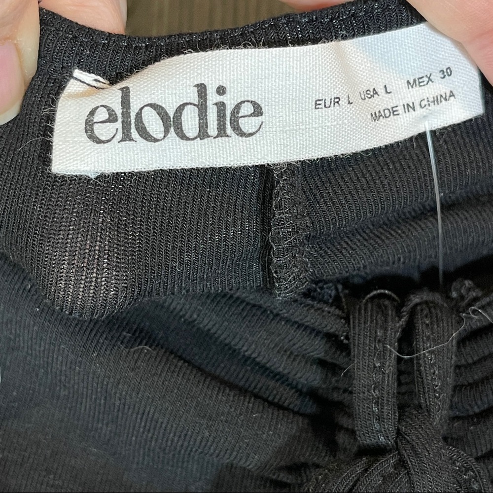 Eloise Ruche Front Flare Pants Size L NWT - Picture 2 of 7